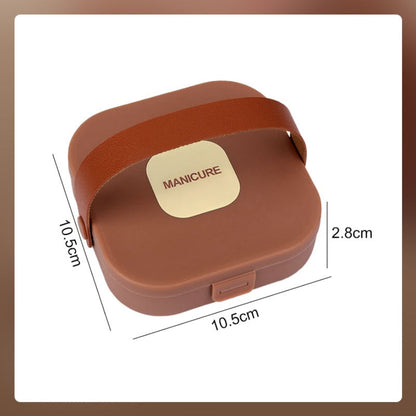 🥰Prenosná 7dielna sada na manikúru s nožnicami na nechty