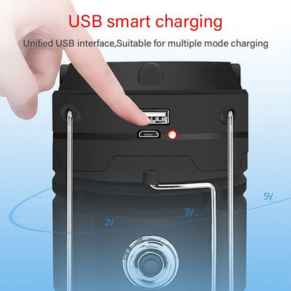 ⛺️Solárne skladacie kempingové svetlo