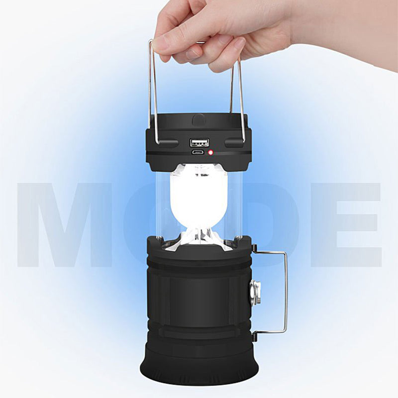 ⛺️Solárne skladacie kempingové svetlo