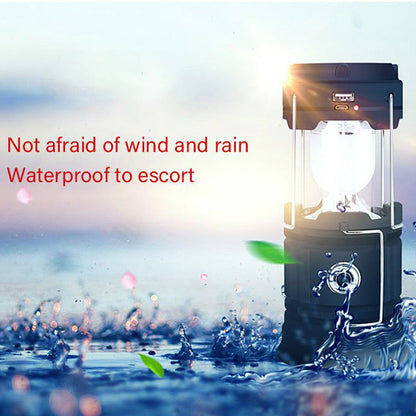 ⛺️Solárne skladacie kempingové svetlo