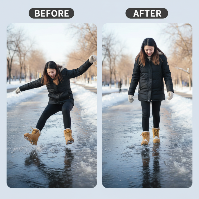 Univerzálne 5zubé ľadové príchytky na topánky a čižmy