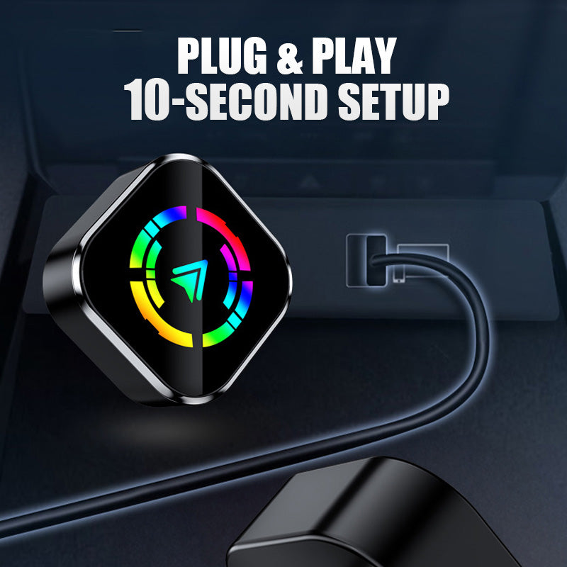 🔥🚗2 v 1 bezdrôtový adaptér pre zariadenia iPhone a Android Auto