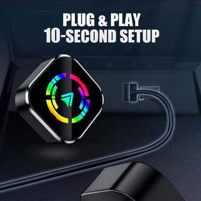 🔥🚗2 v 1 bezdrôtový adaptér pre zariadenia iPhone a Android Auto