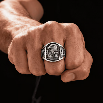 250. výročie 1776–2026 Pamätný prsteň s orlom