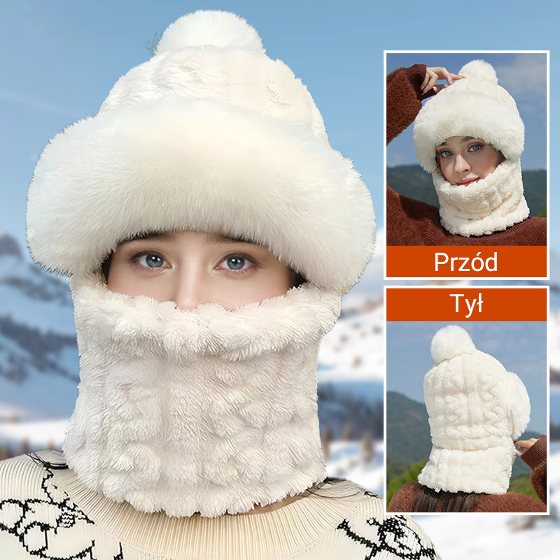 Dámska zimná teplá vetruodolná plyšová šatka