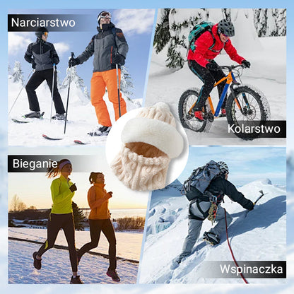 Dámska zimná teplá vetruodolná plyšová šatka