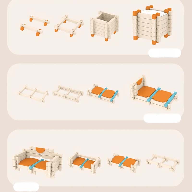 Vzdelávacie drevené stavebné kocky