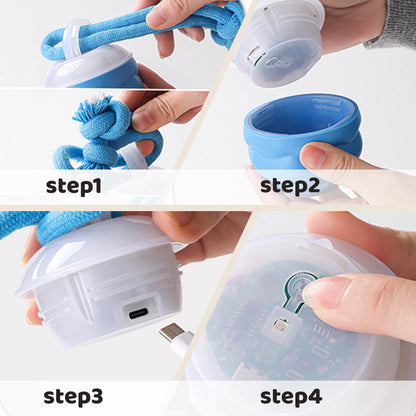 Interaktívna elektronická hračka na upokojenie zvierat – loptička