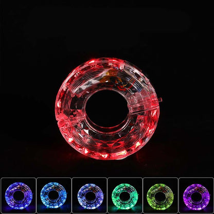 LED svetlo na náboji kolesa bicykla pre nočnú jazdu