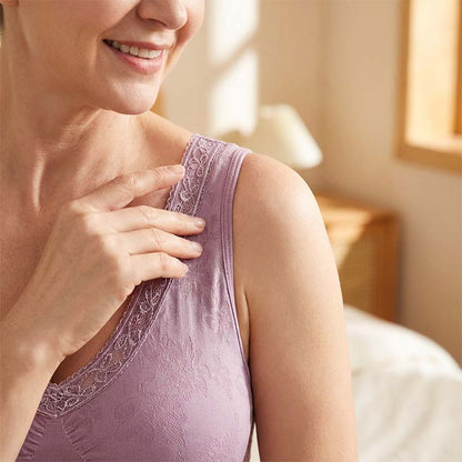 ✨ Bezdrôtová čipková podprsenka s vysokou podporou pre ženy