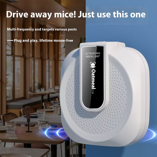 🔥Ultrazvukový odpudzovač lodí a potkanov je účinný - 360° inteligentná technológia