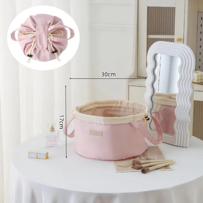 Veľkokapacitná kozmetická taška so sťahovacou šnúrkou