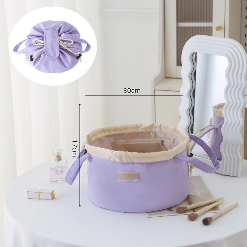 Veľkokapacitná kozmetická taška so sťahovacou šnúrkou