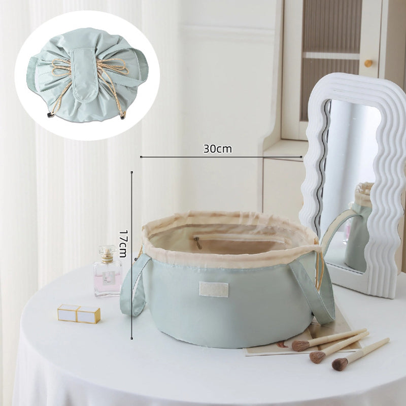 Veľkokapacitná kozmetická taška so sťahovacou šnúrkou