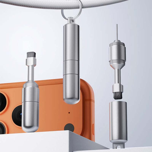 🔥2 v 1 kefka na čistenie slúchadiel a špendlík na vybratie SIM karty