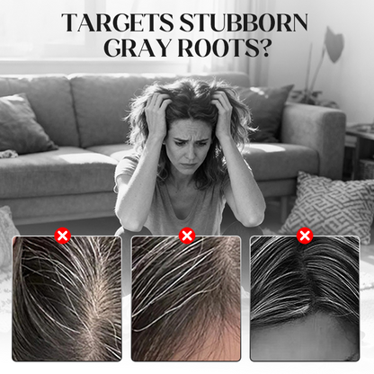 Hrebeň na okamžité farbenie šedivých vlasov