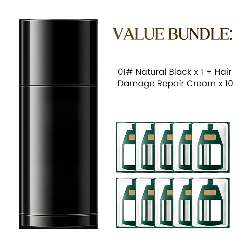 Hrebeň na okamžité farbenie šedivých vlasov