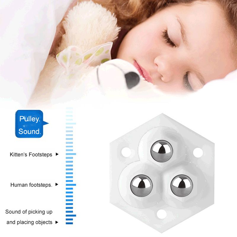 360° otočné trojguľové kolieska, 4 ks/balenie