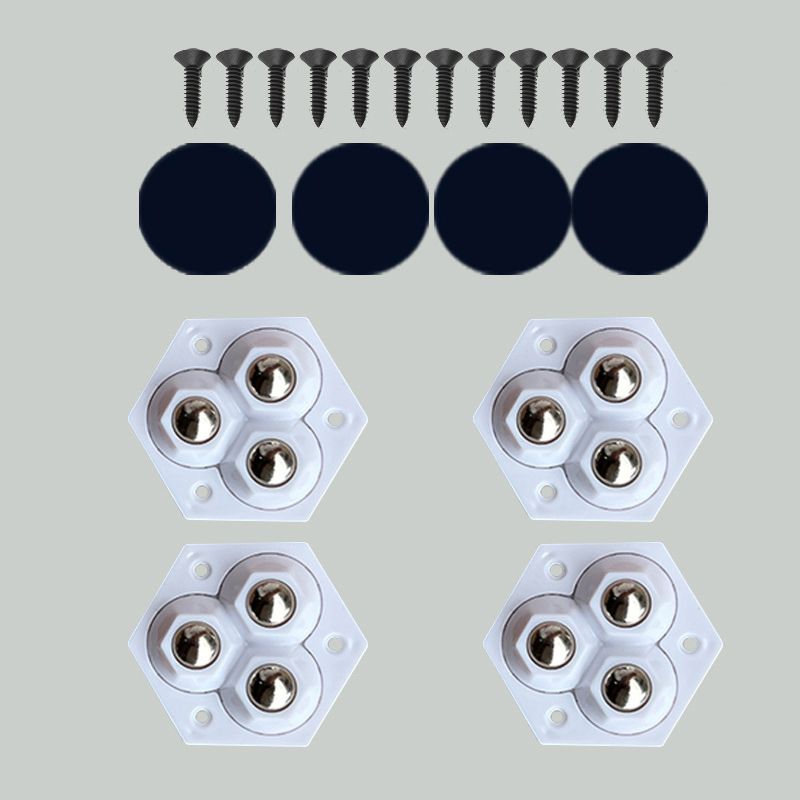 360° otočné trojguľové kolieska, 4 ks/balenie