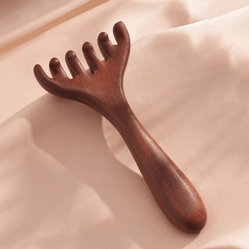 Masážny hrebeň Meridian so šiestimi hrotmi