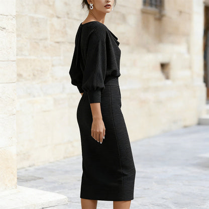 Elegantné zoštíhľujúce šaty pre ženy s výrazným pásom