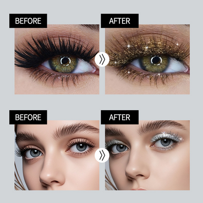 💝Vodeodolná trblietavá riasenka s dlhou výdržou