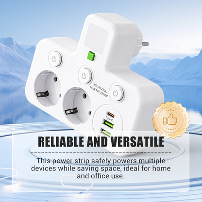 Múdra predlžovacia šnúra s USB portami