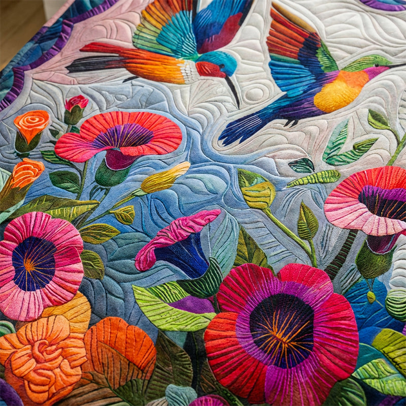 Príjemná a mäkká kvetinová prikrývka