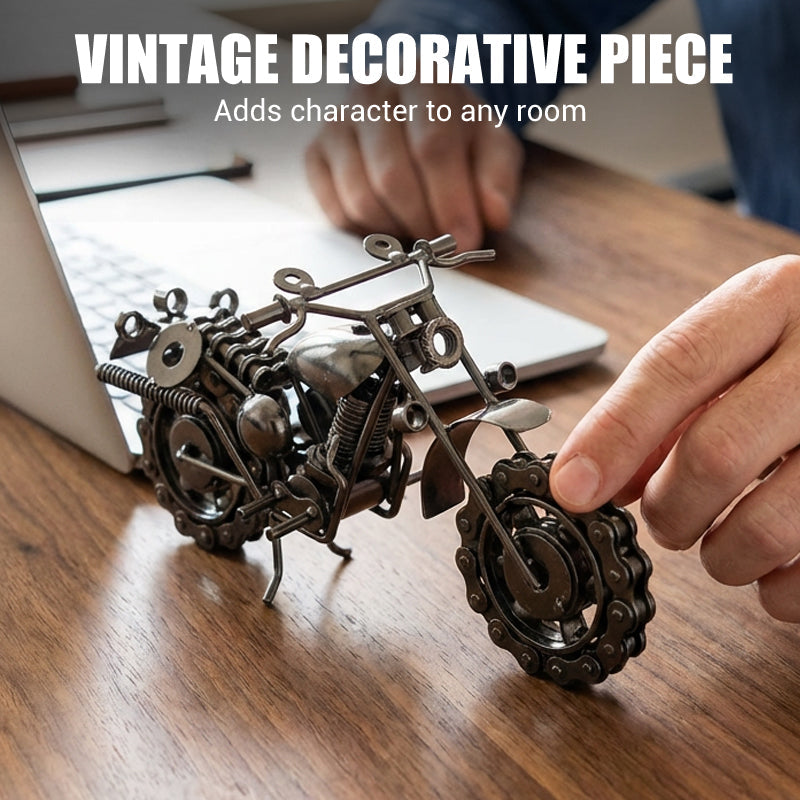 🎁Posledných 50 sád k dispozícii 📿Náhrdelník s ružami zadarmo🎁⚡Ručne vyrobený železný model motocykla