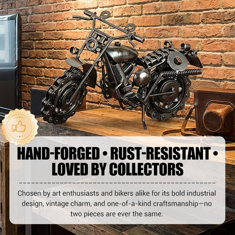 🎁Posledných 50 sád k dispozícii 📿Náhrdelník s ružami zadarmo🎁⚡Ručne vyrobený železný model motocykla