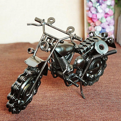 🎁Posledných 50 sád k dispozícii 📿Náhrdelník s ružami zadarmo🎁⚡Ručne vyrobený železný model motocykla