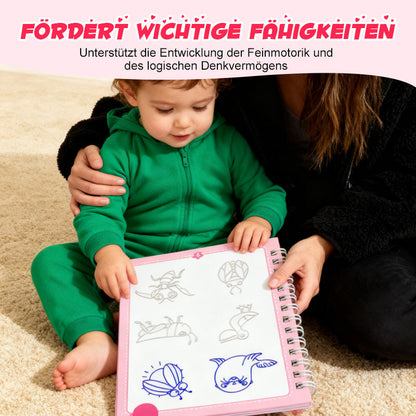 Kreslící knihy s drážkami pro děti