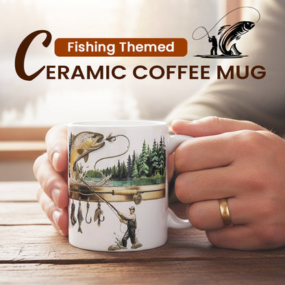 🔥🔥🔥 Keramický hrnček na kávu s motívom rýb