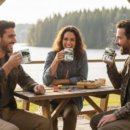 🔥🔥🔥 Keramický hrnček na kávu s motívom rýb