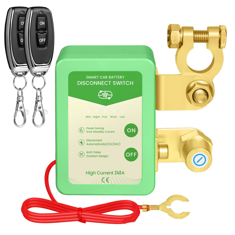 Odpojovač autobatérie s diaľkovým ovládaním 12V/24V