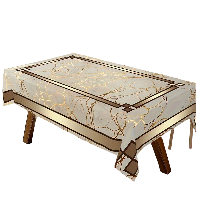 ⏳ Časovo obmedzená 50% zľava ✨ Vodotesný obrus s mramorovým efektom 🍽️