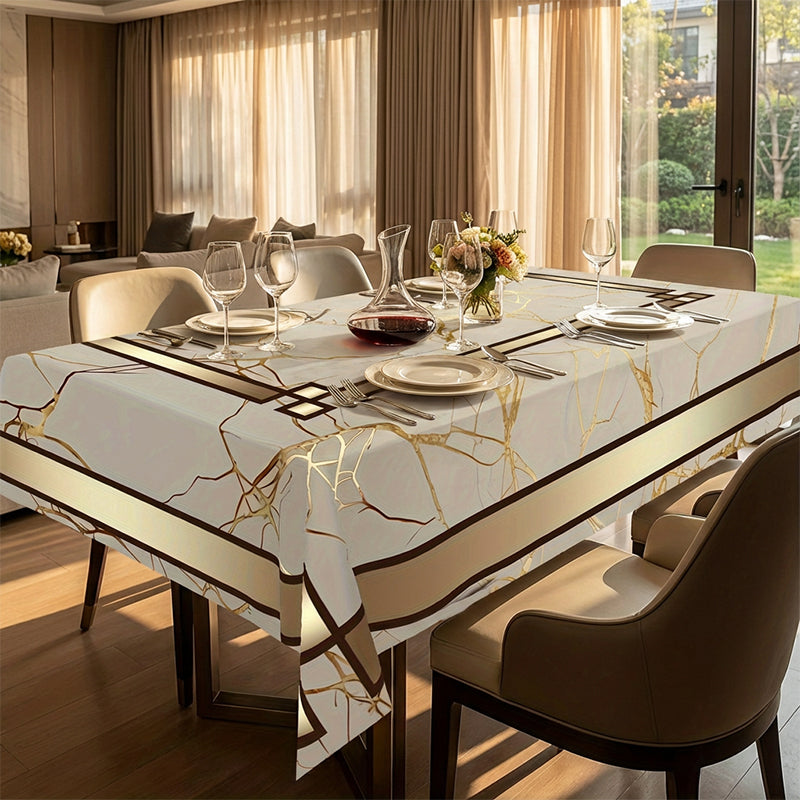 ⏳ Časovo obmedzená 50% zľava ✨ Vodotesný obrus s mramorovým efektom 🍽️