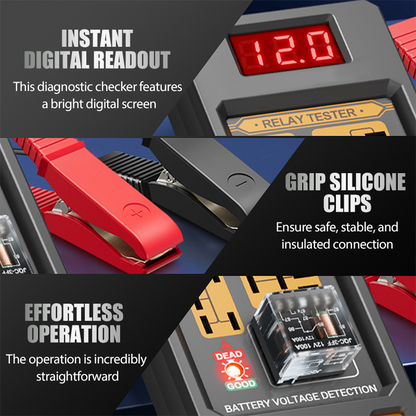 🔌 Tester napätie automobilového relé s LED indikátorom⚡