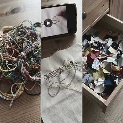 🌈Sada zošitov na precvičovanie vyšívacích stehov svojpomocne