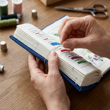 🌈Sada zošitov na precvičovanie vyšívacích stehov svojpomocne