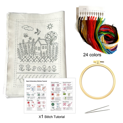 🌈Sada zošitov na precvičovanie vyšívacích stehov svojpomocne