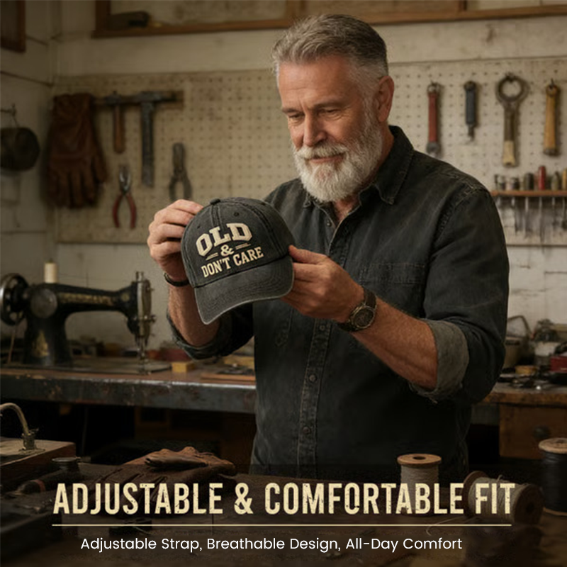 🧢Unisex nastaviteľná baseballová čiapka s retro sloganom