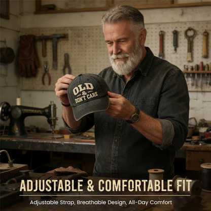 🧢Unisex nastaviteľná baseballová čiapka s retro sloganom