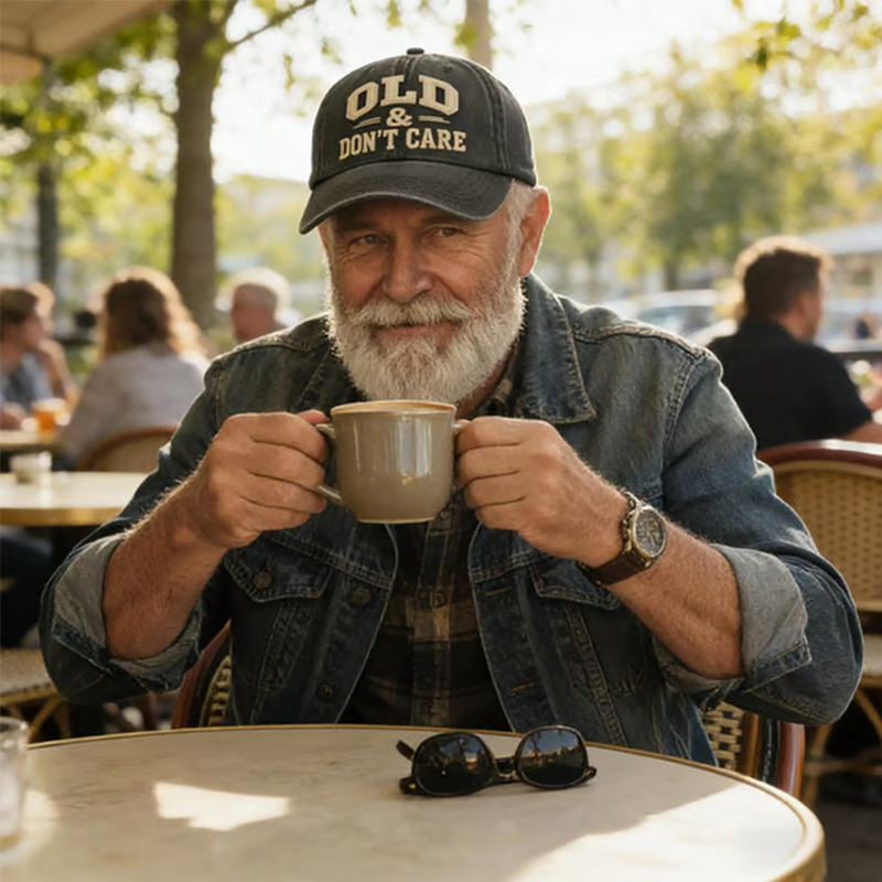 🧢Unisex nastaviteľná baseballová čiapka s retro sloganom