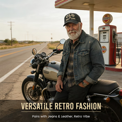 🧢Unisex nastaviteľná baseballová čiapka s retro sloganom