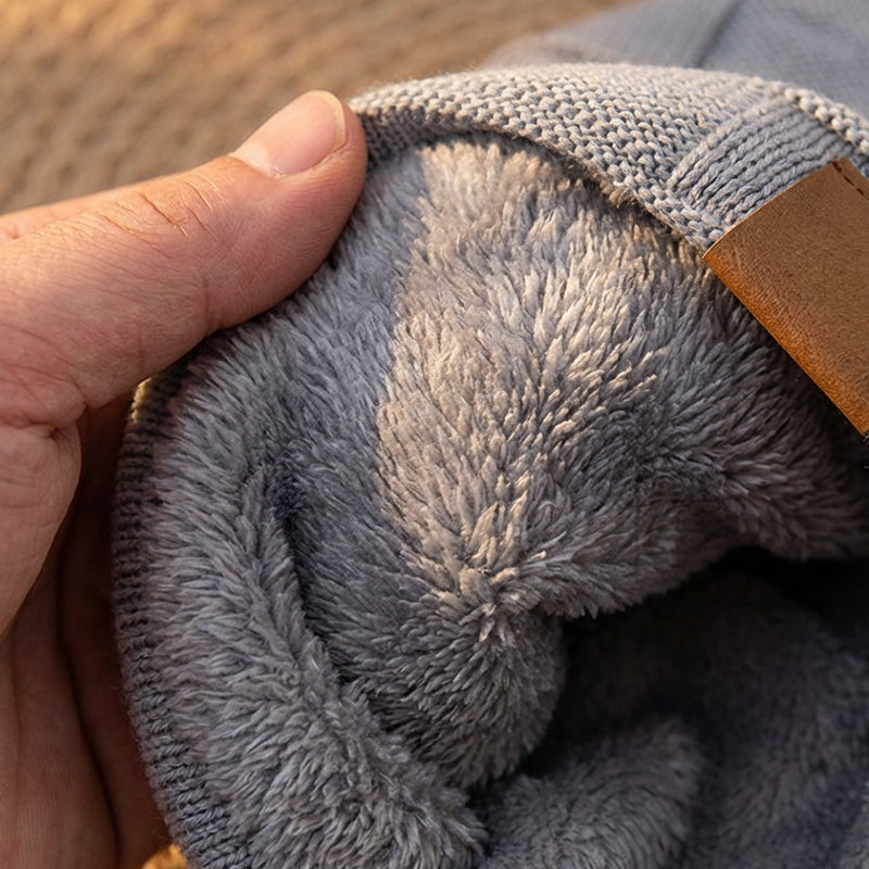 Zimná teplá čiapka s krytom tváre