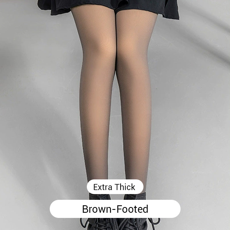 Dámske pančuchy s kontrolným vrchným lemom