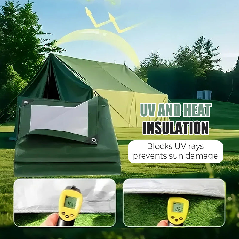 ☀️Vonkajšia vodeodolná plátená tkanina s UV ochranou💧