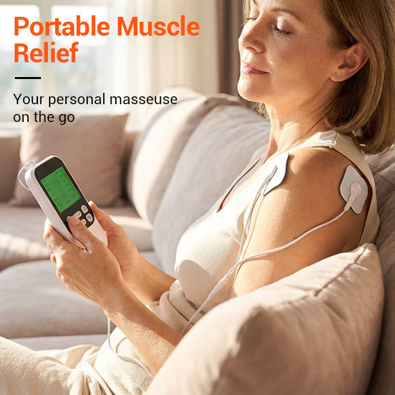 🔥 Prenosný dvojkanálový elektromyostimulátor TENS