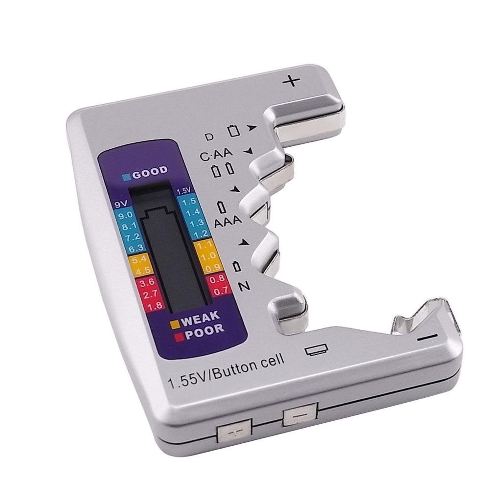 Tester batérií【Uľahčite si život】